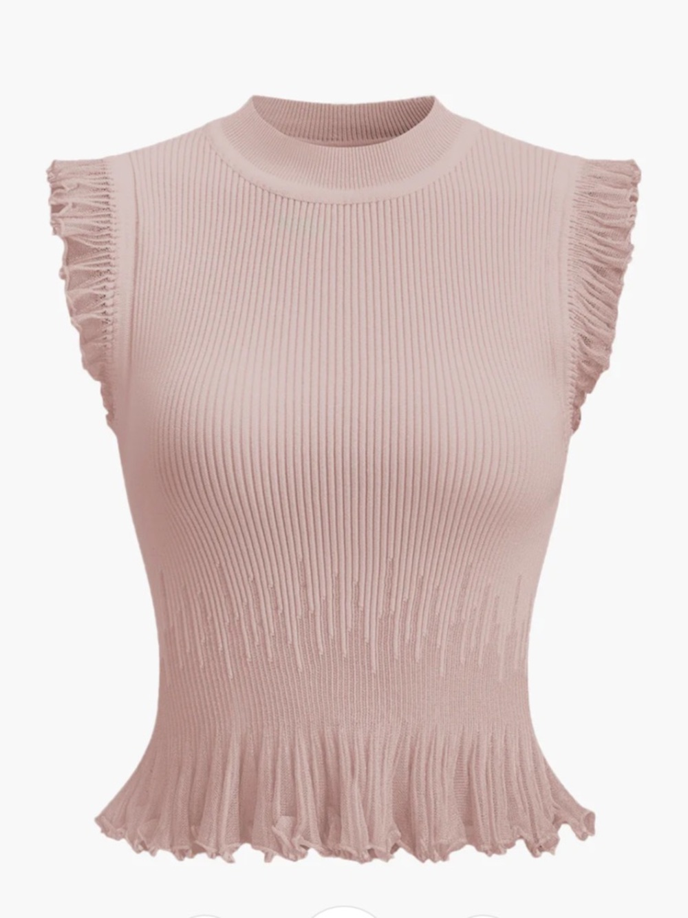 NWT Commense Sleeveless Ribbed Knit Top MSRP $32